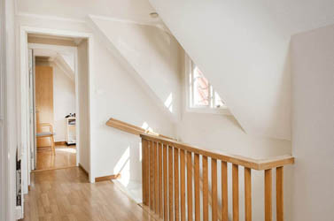 Andra våningen i huset